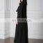 2017 Fashion muslim Design Abaya Embroidered Cardigan Abaya Wholesale