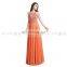 Glamorous Elegant Halter Necklines Chiffon Glittering Beaded Evening Dress Long Evening Dresses AJ020