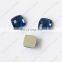 DZ-1039 flat back crystal square cut glass stones for clothes