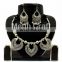 Oxidized Silvertone Metal Choker Necklace- Handmade Boho Gypsy Banjara Silver Plated Jewelry- India Banjara Oxidized necklace
