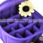 Purple essential oil carry bag with insert foam holds 16 vials from direct manufacturer China-Original design, Low MOQ