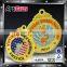 Custom design style wrestling medal for game