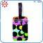 Factory supply 2015 pink pvc luggage tags