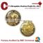 Custom Japan dragon antique gold challenge coin with factory price