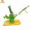 4 row hand cranked rice transplanter rice drum seeder machine