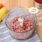 300W mutifunctional 3-in-1 meat miner electrical automatic meat grinder vegetable slicer 2L food processing machine