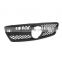 1-PIN Front Grill Grille Matte Black ABS 00-06 for Mercedes Benz C CLASS W203