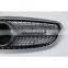 front diamond silver grill 2015- 2018 for mercedes benz C class w205 amg