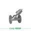 stainless steel pneumatic clamp angle seat valve for water treatment, beverage filling equipment