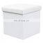 RTS classic simple design foldable square storage pouffe Chair Ottoman/Stool modern style