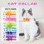 Manufacturer wholesale multi-colors design adjustable bell bow dog cat collar