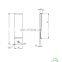 Stainless steel AISI 304  J - clips as customer's drawing