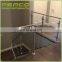 Best Handrail Project Manufacturer Customized Indoor/Outdoor Terrace Stainless Steel Glass Balcony Railing Designs