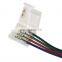 Solderless Led Connector 4pin Connector for 3528 5050 RGB LED Strip light