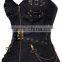 100% Late walson s-6l Full Steel Boned Satin Underbust Waist Cincher Shaper Corset wholesale