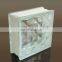 clear rhombus glass block