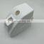 China injection molding matt surface white  plastic housing custom ABS plastic enclosure