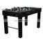 Sports Mdf Black Kids Mini 2 Players Wooden Desktop Soccer Game Table Football Table Children Playing Mini Billiard Durable Poo