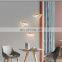 Modern LED Light Guide Plate Chandelier Acrylic Transparent Decorative Hanging Wire Pendant Lamp