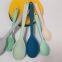 Silicone soup spoon non-stick cookware spoon food grade silicone soup spoon home hotel high temperature resistant soup spoon