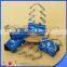 Tree shape handle with logo printed on binder clip 25mm