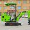 VE CERTIFIED 12HP DIESEL ENGINE 800 KG GARDEN EXCAVATOR FOR SALE