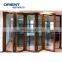 Commercial white aluminium aluminum glazed door mate casement glass interior entrance door