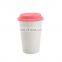 Eco-friendly Promotional Travel Ceramic with Silicon Lid