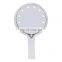 Portable LED Hand-held Handle Makeup Mirror High Brightness Beauty Mirror Adjustable Light LED White Black Cosmetic Mirror