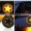 Headlamp with Halo Angel Eye & Turn Signal Lights & DRL J026-5) Front Signal Lightstars