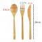 Bamboo cutlery dinner flatware/ bamboo wood spoon fork bamboo knife