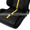 Shiny black JBR1079 Adjustable with single slider PVC sports auto racing Car Seat