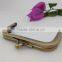 High quality bronze 8.8*4.8cm metal purse frame for ladies purse China manufacturer