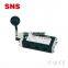 SNS SH Series High Quality Manual Pneumatic Hand Lever Operated Control Valve