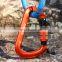 JRSGS Whosale High Strength Aluminum Snap Hook Safety Climbing Locking Carabiner Clip For Outdoor Customized Logo/Color S7112B