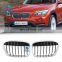 Silver Semi-Chrome Front Bumper Kidney Grill for BMW X1 F48 F49 51117383365