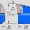 RT2 HDD Back Reamer Horizontal Directional Drill Bits/ Weld On Series Trenching Tool