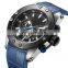 Best selling stainless steel Genuine Leather Chronograph Watch High Quality Customized Wrist Watch For Men