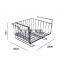 Hanging Basket Shelves Under Kitchen Cabinets Wrought Iron Home Bedroom Wardrobe Storage Counter Organizer