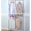 Unique Buy Covered Rolling Garment Rack On Wheels