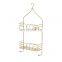 Metal Wire Hanging Shower Caddy Bathroom Basket Shelf Multifunctional Rack