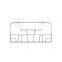 Shower Caddy Shelf with Adhesives Wall Mounted Rustproof Bathroom Organizer Basket  No Drilling  Storage Rack