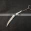 Full Stainless Steel Mini Pocket Knife Foldable Keychain Knife Gift Lady knife for man