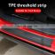 Carbon Fiber Car Door Sill Scuff Plate Guards Protector Non-slip Threshold Trim Sticker For Ford Bronco Accessories