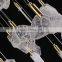 Natural Crystal Stone Chandelier Living Room Crystals Lighting Luxury Crystal Modern Chandeliers