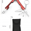 Outdoor camping mini small portable 9 kinds of functions in one knife fitter tool LED flashlight