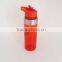 Tritan Sports Plastic Water Bottles With Flip Up Spout And Straw
