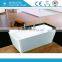 low price oval freestanding 1.4m length simple bathtub