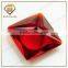 Fashion dimond setting garnet gemstone wholesale glass gems for jewelry