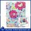 Printed Rose Garden Rotating Tablet Case For iPad 4